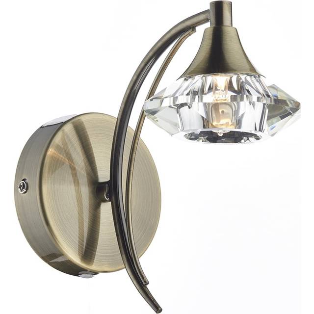 Dar Lighting Group Dar LUT0775 Luther Wall Bracket Antique Brass