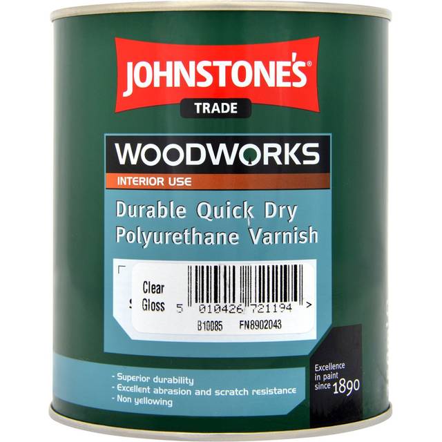 Johnstone's Quick Dry Polyurethane Varnish Gloss
