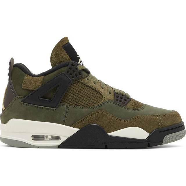 (GS) Air Jordan 4 Retro SE 'Craft - Olive' FB9928-200 - Medium Olive/Pale Vanilla/Khaki - 4Y