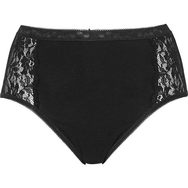 Damella dam trosor midi med spets svart S (S)