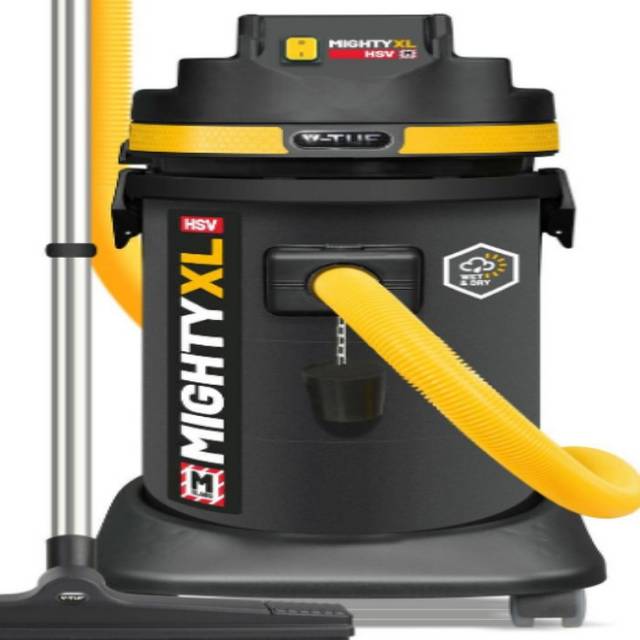 V-TUF MIGHTY HSV M Class Industrial Dust Extraction Wet and Dry Vacuum Cleaner 37L 110V - Multi - 70 x 38 x 40cm