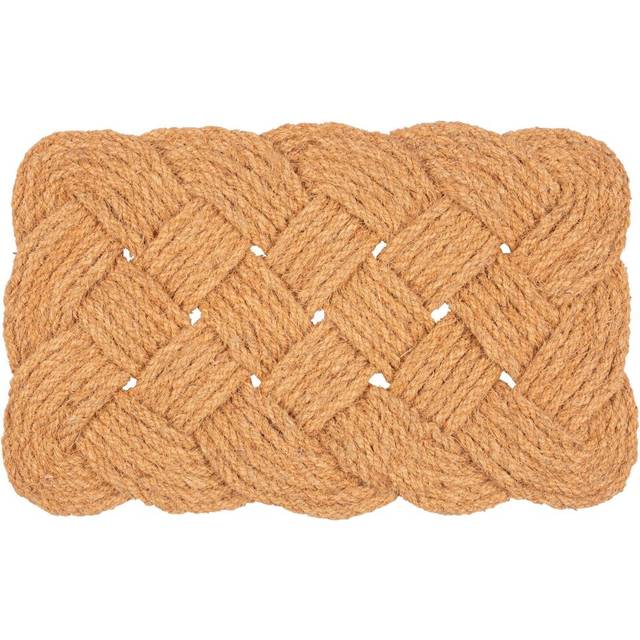 68cm x 43cm Natural Coir Knotted Door Mat