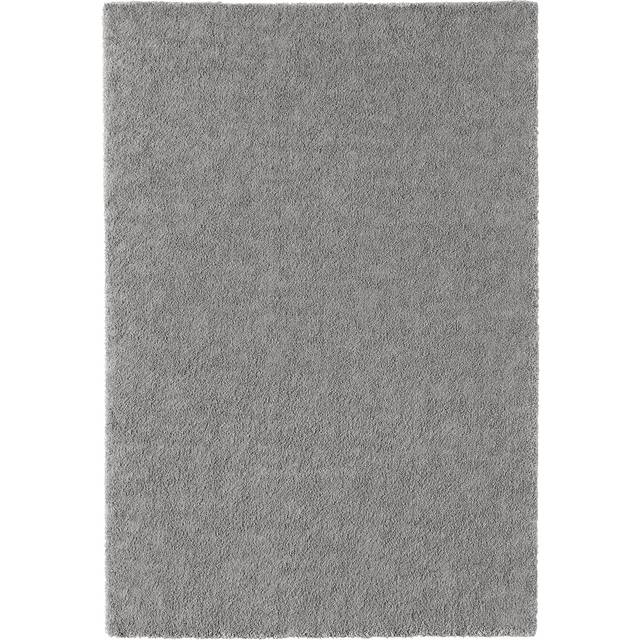 STOENSE Matta, kort lugg, mellangrå, 133x195 cm