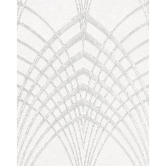 Galerie Avalon Art Deco Silver Grey Wallpaper 32277, Silver