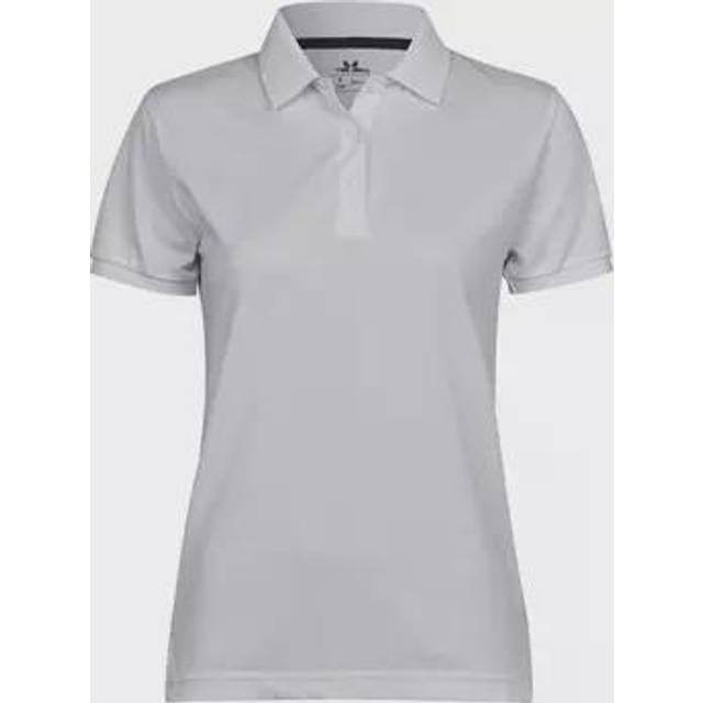 Tee Jays Women's Club Polo S White