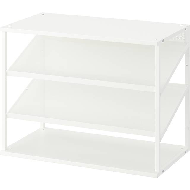 PLATSA Öppen sektion för skoförvaring, vit, 80x40x60 cm
