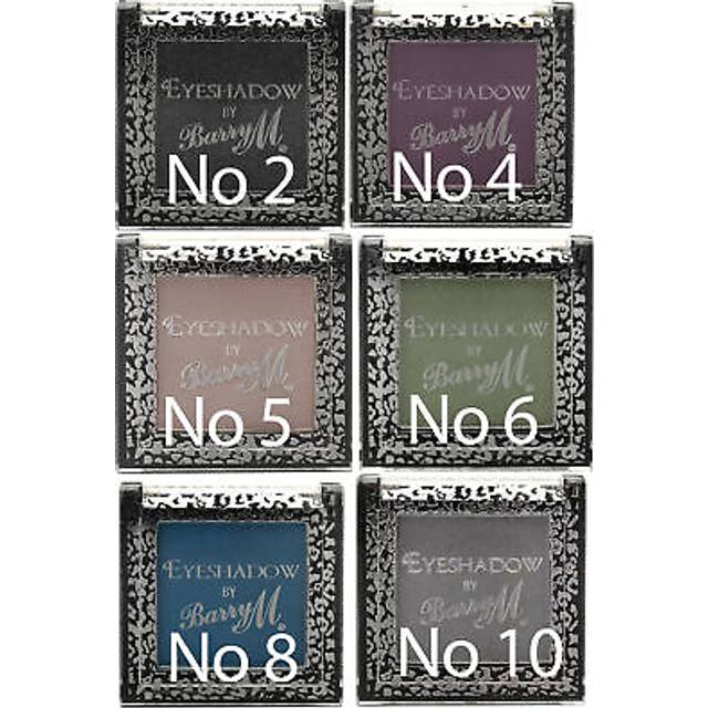 (No.2 Silver Smokey Grey) Barry M Eyeshadow No 2 4 5 6 8 10