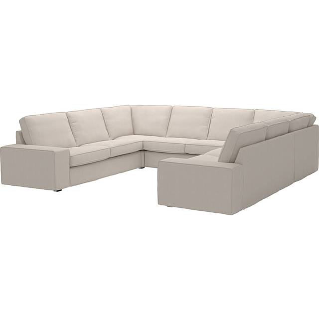 KIVIK u-formad soffa, 6-sits, Tresund ljusbeige