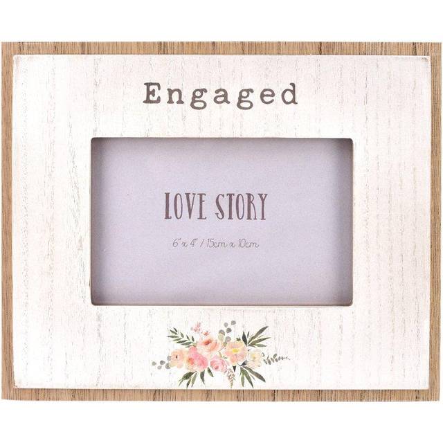 Engaged Love Story 6 x 4 Photo Frame
