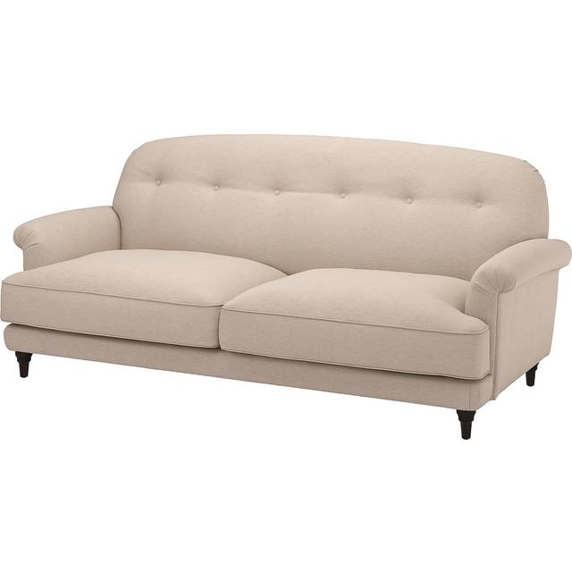 ESSEBODA 3-sitssoffa, Knäbäck ljusbeige/brun