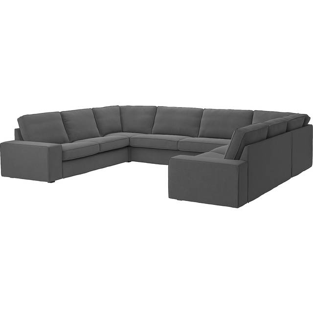 KIVIK u-formad soffa, 7-sits, Tallmyra mellangrå