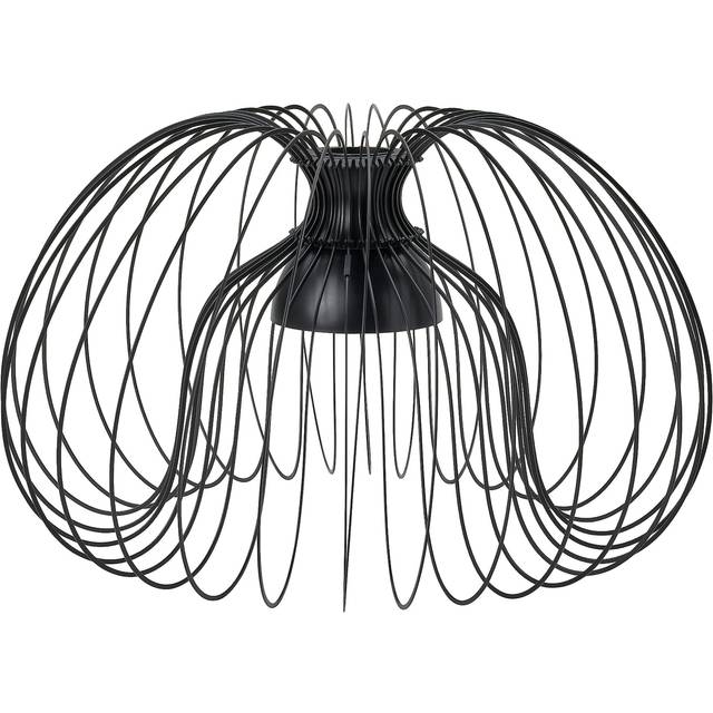 KALLFRONT taklampskärm, svart, 52 cm