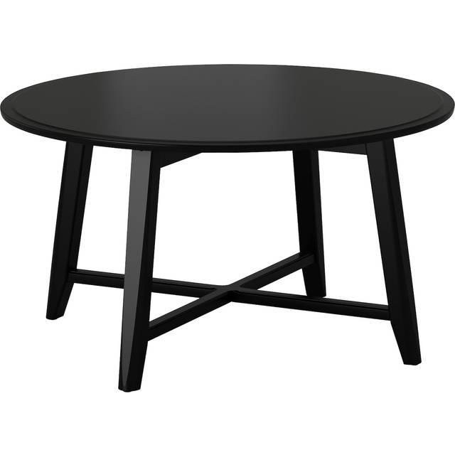 KRAGSTA Soffbord, svart, 90 cm