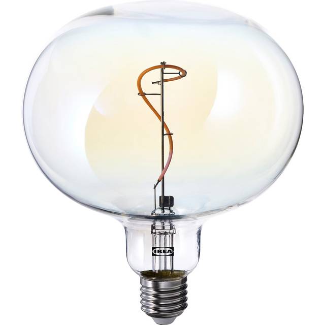 MOLNART LED ljuskälla E27 260 lumen, ellipsform flerfärgad, 150 mm