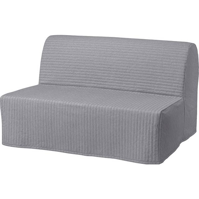 LYCKSELE MURBO 2-sits bäddsoffa, Knisa ljusgrå