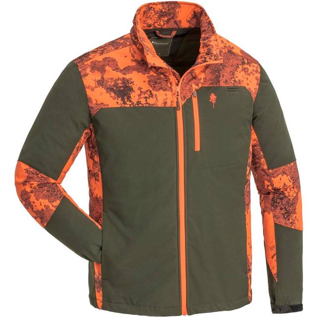 Pinewood Men's Furudal 3 Layer Stretch Shell Camo Jacket Suede Brown/Strata Blaze, SuedeBr/Strata Blaze, XXL
