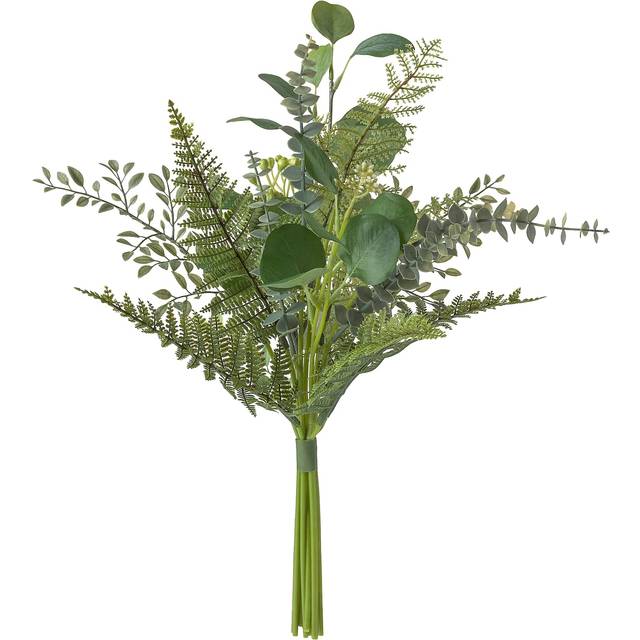 SMYCKA konstgjord bukett, inom-/utomhus grön, 50 cm