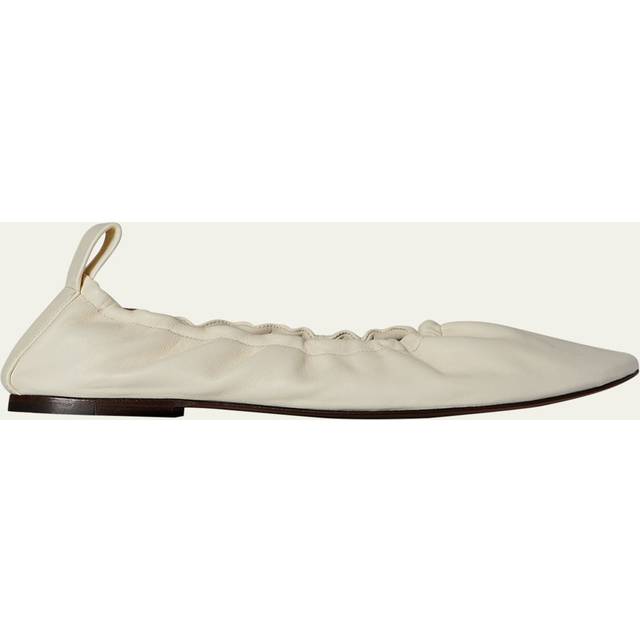 The Row Off-White Glove Ballerina Flats - Ivory - IT 41