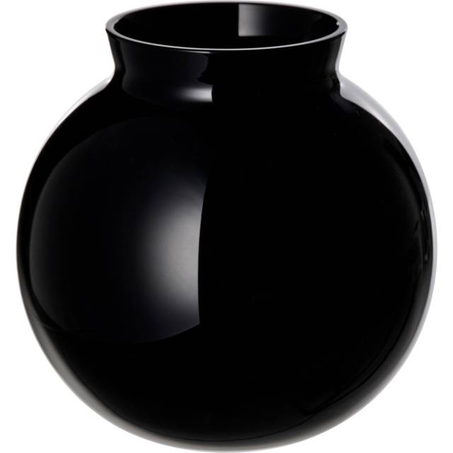 KONSTFULL vas, svart, 10 cm