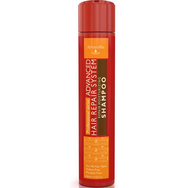 Arvazallia Advanced Hair Repair Moisturizing Sulfate-Free Shampoo with Argan Oil and Macadamia Oil for Dry or Damaged Hair