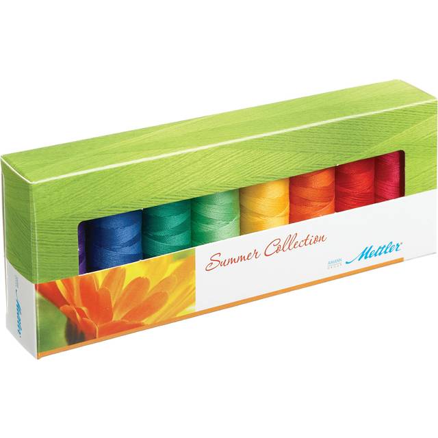 Mettler Silk-Finish Spools Summer Cotton Thread (Set of 8)  1500 yd/1372m