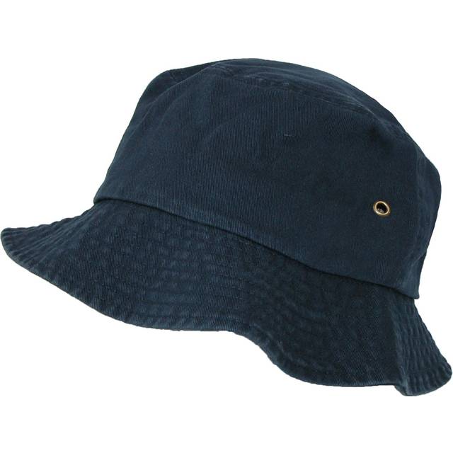 Sportsman Cotton Twill Packable Travel Bucket Hat - Navy one size (one size)