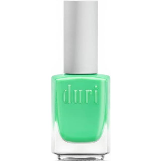 duri Nail Polish  102S Summer Rain  Pastel Mint Shade  Semi Matte Finish  Full Coverage  Quick Drying  0.45 Fl Oz