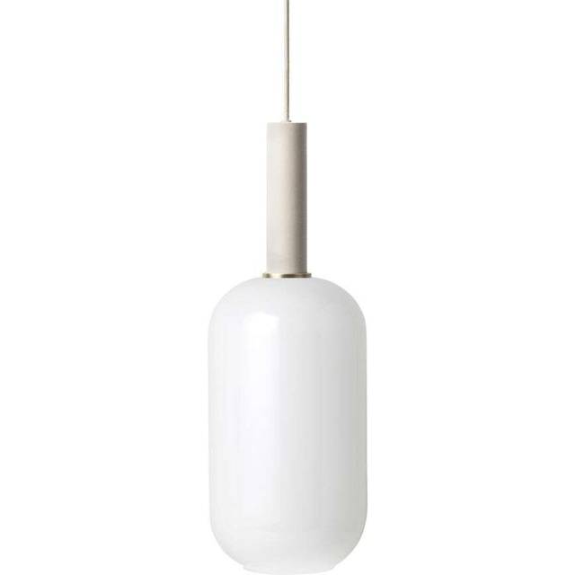 ferm LIVING - Collect Taklampa Opal Tall High Light Grey