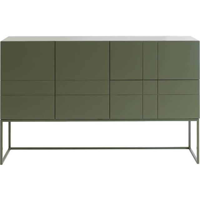 Asplund Kilt Light 137 sideboard green khaki, 3 dörrar