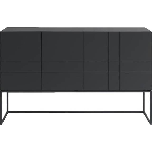 Asplund Kilt Light 137 sideboard char grey, 3 dörrar