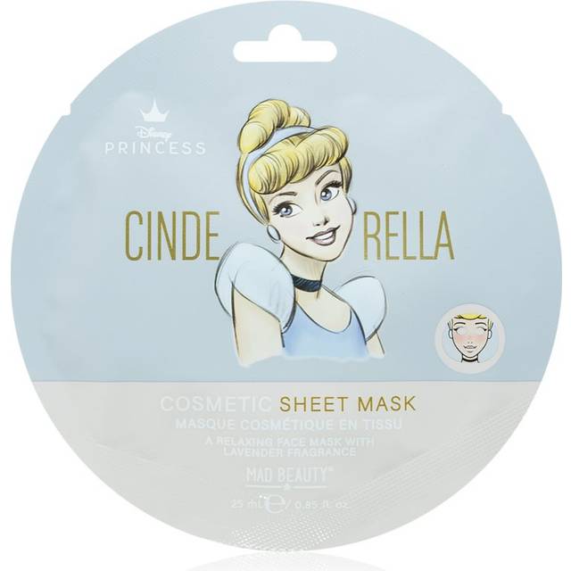MAD Beauty Disney Princess Cinderella Beroligende ansigts sheetmaske 25ml