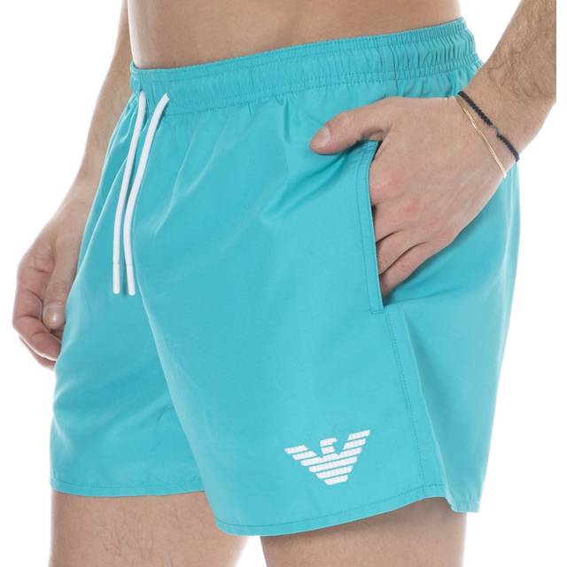 Emporio Armani Essential Swim Shorts - Turquoise