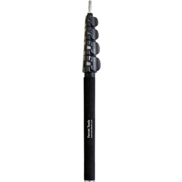 Ferret Stick Lightweight Lockable Extension Rod 140cm - Ferret Tools - Black - 43 x 7 x 4.3cm