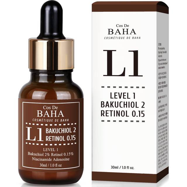 Cos De BAHA, L1, Bakuchiol 2 Retinol 0.15 Serum, 1 fl oz (30 ml)