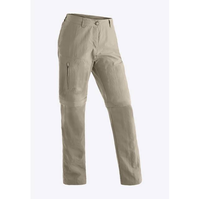 Maier Sports Women's Nicole Zip-off byxor Dam Storlek 48 - Regular Färg beige