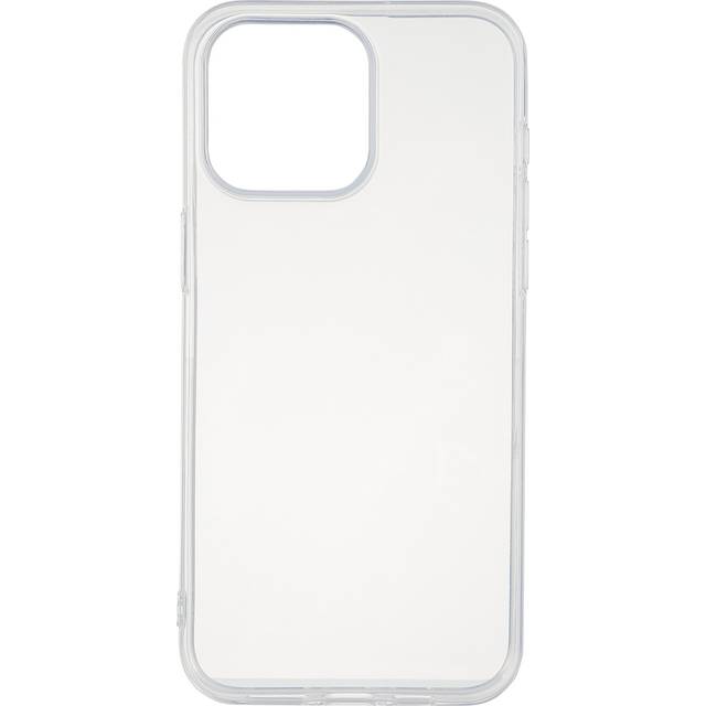 Essentials iPhone 15 Pro Max recycled TPU back cover, transparent