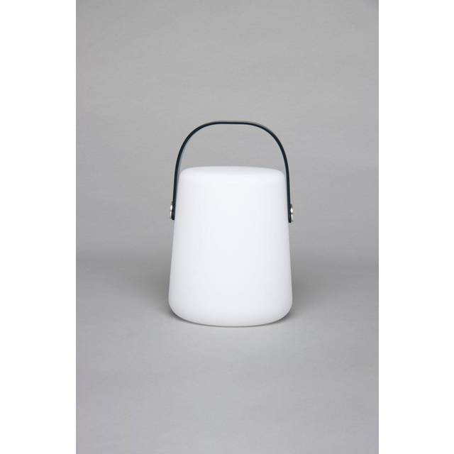 Zink Indus LED IP54 Rechargeable Opal Table Lamp - White