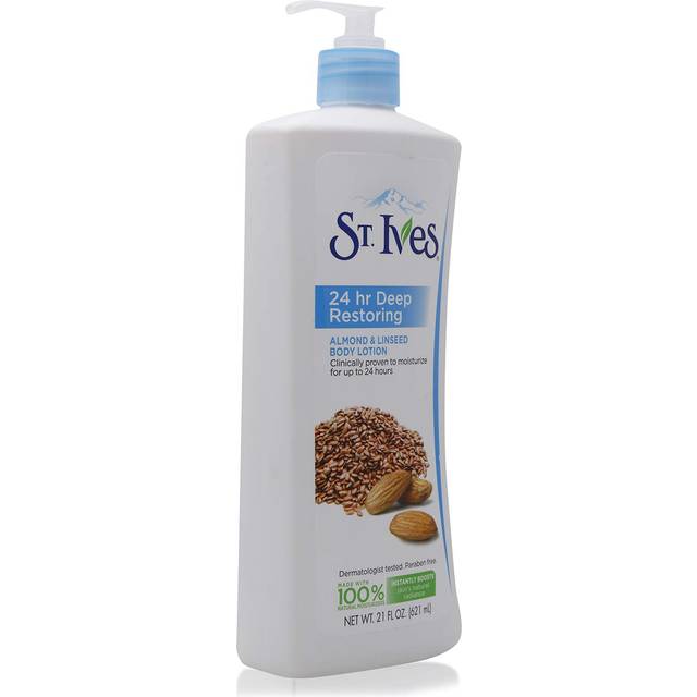 St. Ives 24 hour Deep Restoring  Almond only Body Lotion 21 oz