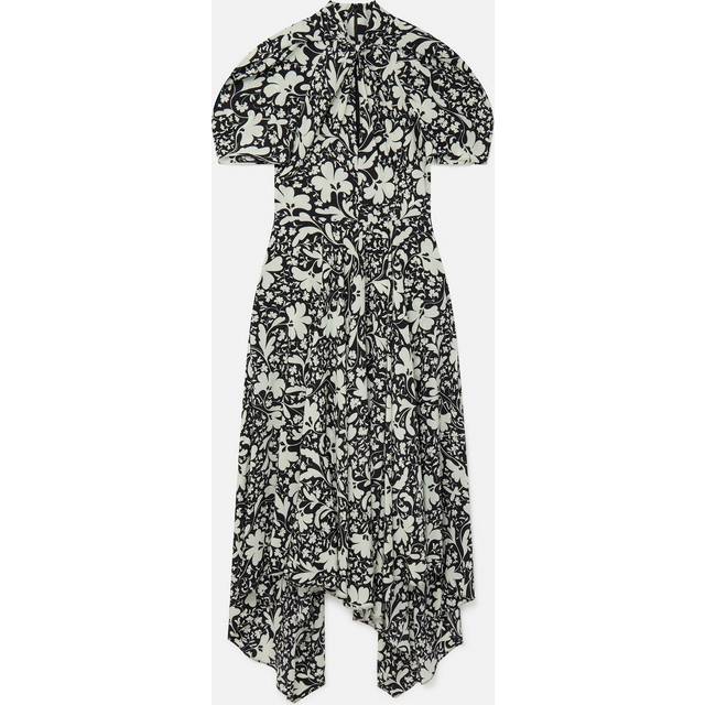Stella McCartney Floral silk midi dress