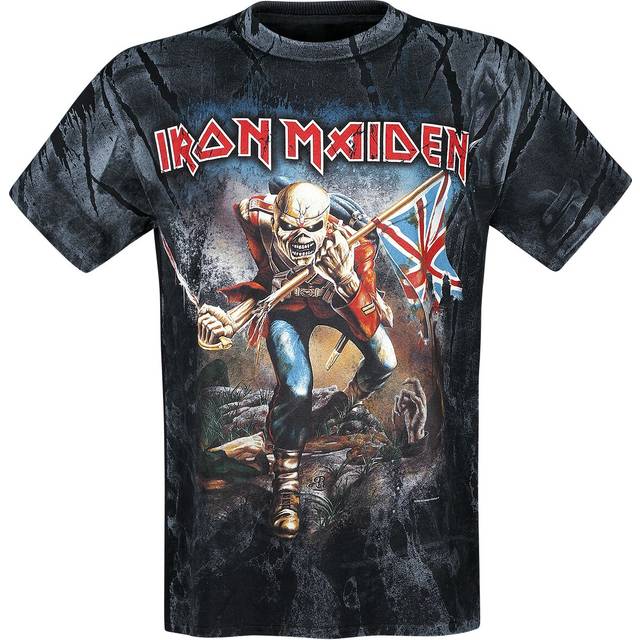 Iron Maiden T-shirt - The Trooper Allover - S XXL - för Herr - allover