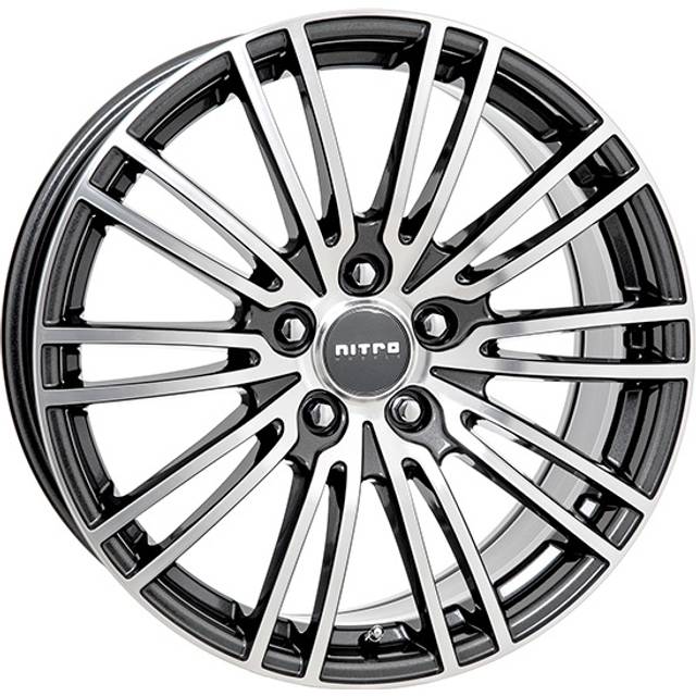 Nitro Turismo FF Gloss gunmetal / Polished 9X20 5/108 ET58 CB63,3