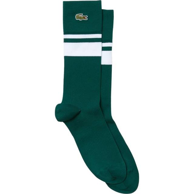 Lacoste Sport Compression Zone Striped Socks 1-pack Green
