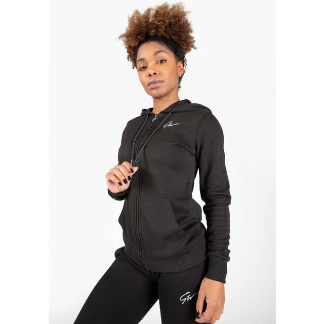 Gorilla Wear Pixley Zipped Hoodie - Black, XS