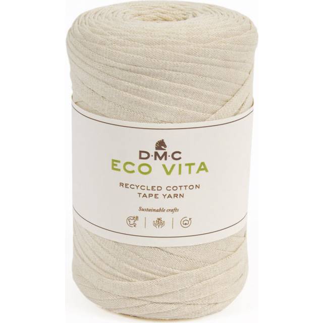 Garn DMC Eco Vita Tape Yarn bandgarn 250g beige - Beige