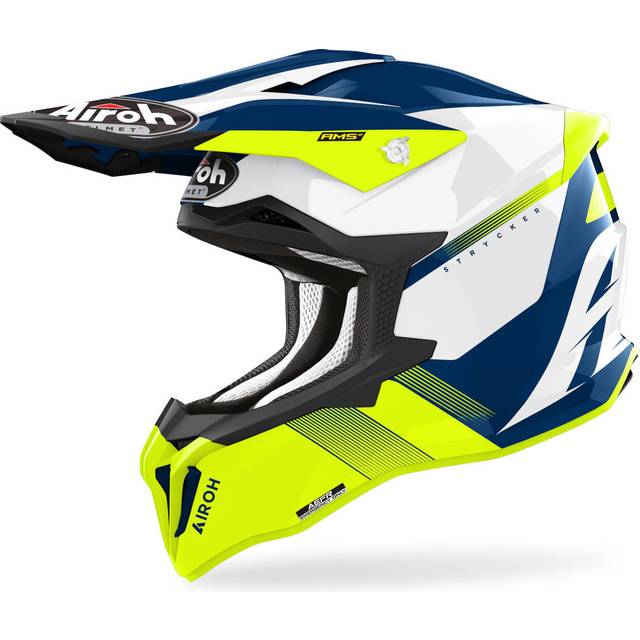 Airoh Strycker Blazer Motocross Helmet, yellow, Size L for Men