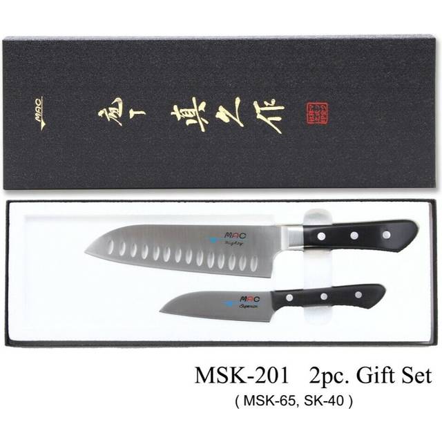MAC Superior Series 2 Piece Santoku Knife Set (MSK-201)