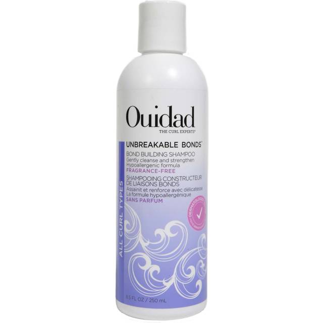 Ouidad, Unbreakable Bonds®, bond-building shampoo, for all curl types, fragrance-free, 8.5 fl oz (250 ml)