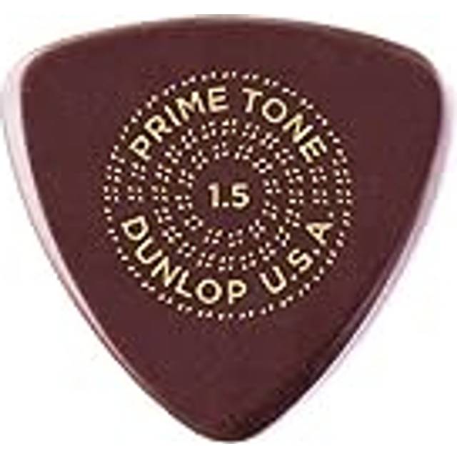 Dunlop 517P150 Primetone Small Triangle Smooth Pick 1,5 mm Plectrums (Pack of 3)