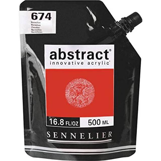 Sennelier Abstract Acrylic Paint 500ml Vermilion (Satin)