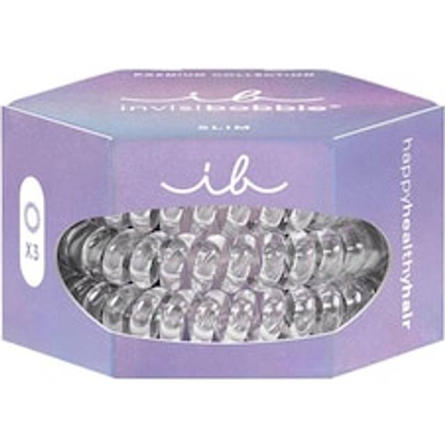 Slim Premium Crystal clear Hair Scrunchies